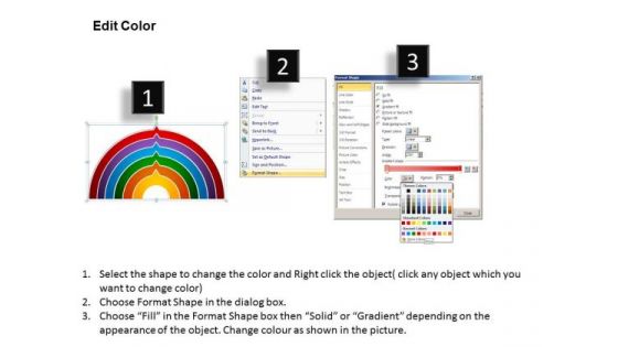 Business Cycle Process PowerPoint Templates Business Semi Circular Ppt Slides