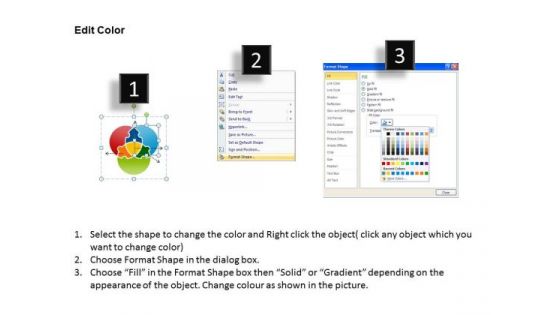 Business Cycle Process PowerPoint Templates Business Venn Circular Puzzle Process Ppt Slides