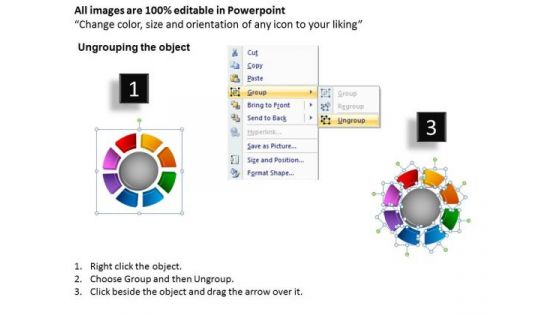 Business Cycle Process PowerPoint Templates Marketing Ring Chart Ppt Slides