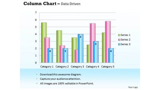 Business Data Analysis Chart For Case Studies PowerPoint Templates