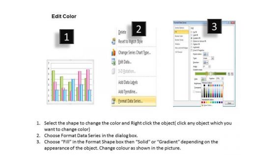 Business Data Analysis Chart For Case Studies PowerPoint Templates