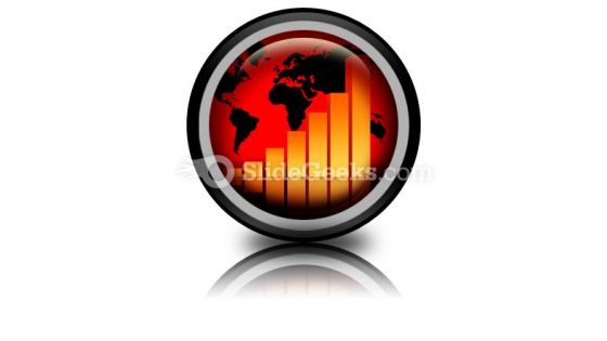 Business Data Graph PowerPoint Icon Cc