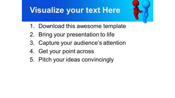 Business Depends On Good Client Relation PowerPoint Templates Ppt Backgrounds For Slides 0613