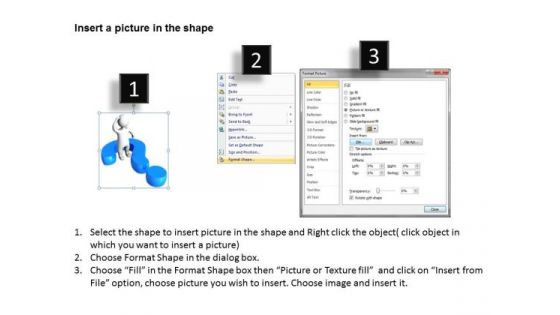 Business Development Process Flowchart 3d Man Human With Blue Question Mark PowerPoint Templates