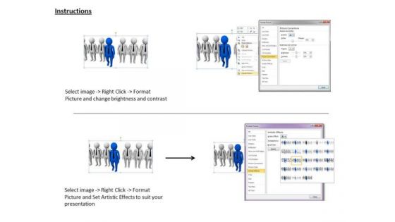Business Development Strategy 3d Leader Taking Ahead Step Basic Concepts