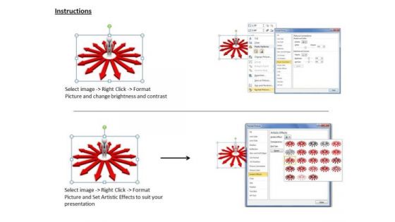 Business Development Strategy Be Multidirectional Personality 3d Characters