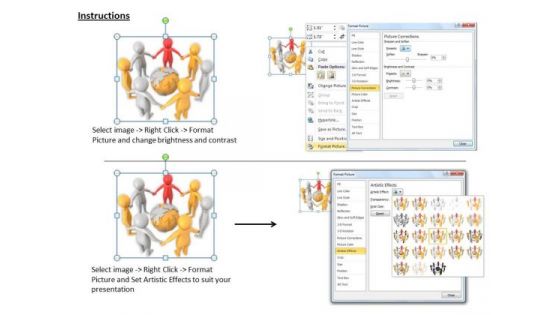 Business Development Strategy Template 3d Team Around Globe Basic Concepts