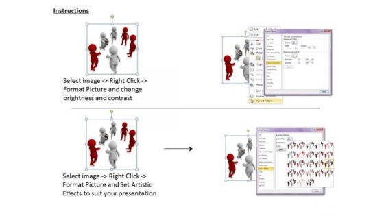 Business Development Strategy Template 3d Team Playing Together Character Modeling