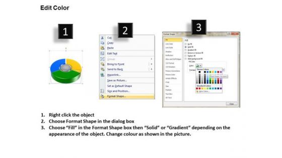Business Diagram 3d Analogy Of Statistical Chart Sales Diagram