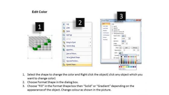 Business Diagram 3d Blocks Style Sales Diagram