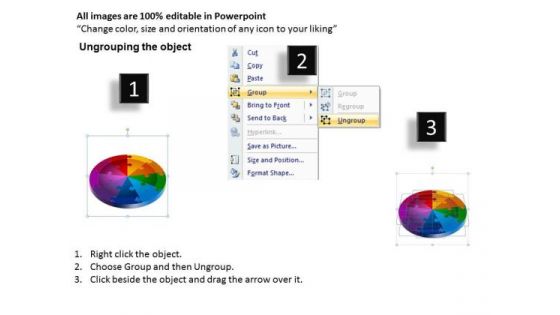 Business Diagram 3d Circle Puzzle Diagram 9 Stages Sales Diagram