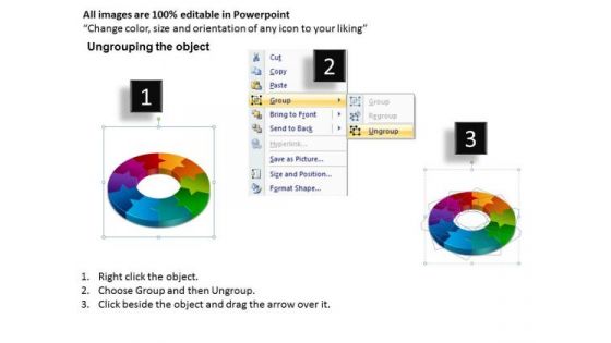 Business Diagram 3d Circular Chart 10 Stages Business Finance Strategy Development
