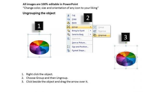 Business Diagram 3d Cycle Process Flow Chart 10 Stages Style Startegy Diagram