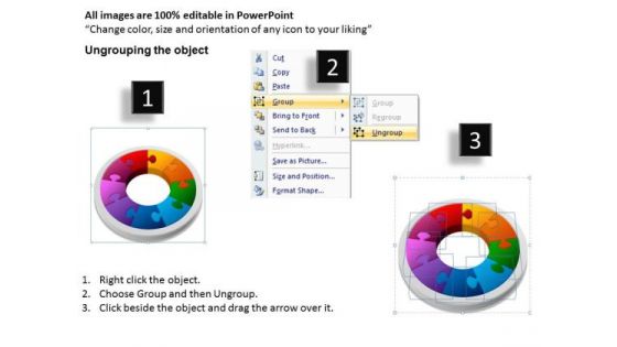 Business Diagram 3d Cycle Process Flowchart Stages 9 Business Framework Model