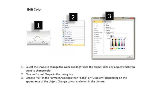 Business Diagram 3d Graph Of Crossing Chasm And Data Presentation Template