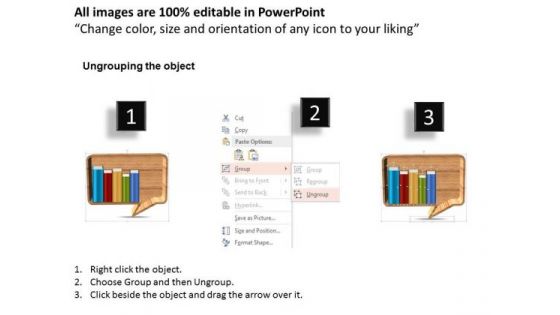 Business Diagram 3d Graphic Of Books Diagram PowerPoint Ppt Presentation