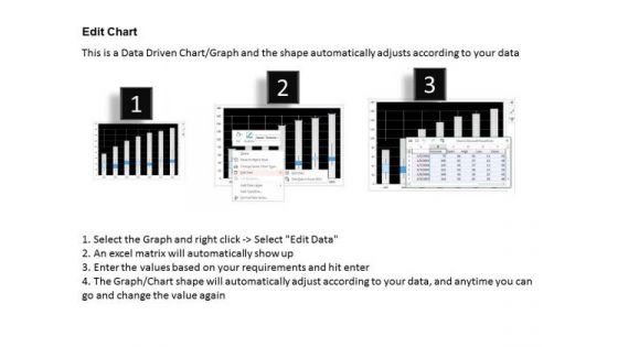 Business Diagram 3d Lack Bar Graph With Result Representation PowerPoint Slide