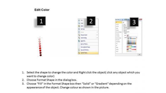 Business Diagram 3d List 8 Bullet Point For Process Display Sales Diagram