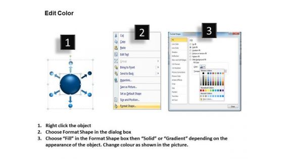 Business Diagram 3d List Circular Diagram Sales Diagram