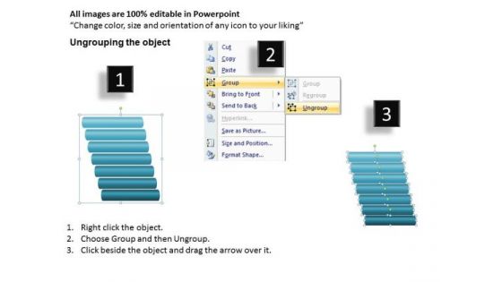 Business Diagram 3d List Diagram With 7 Stages Marketing Diagram