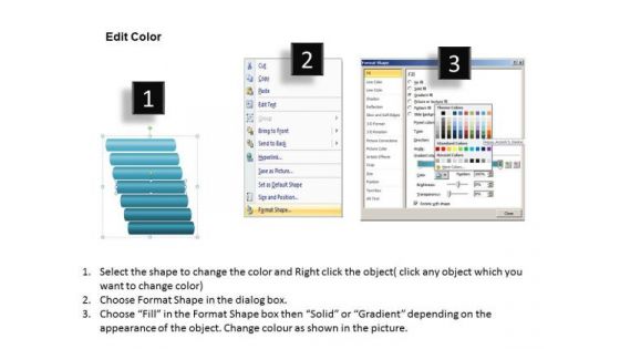 Business Diagram 3d List Diagram With 7 Stages Marketing Diagram