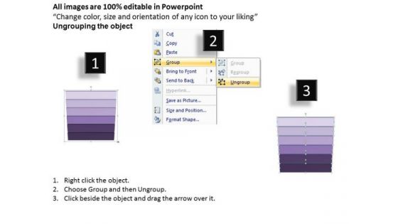 Business Diagram 3d List Rectangular Templates Strategy Diagram