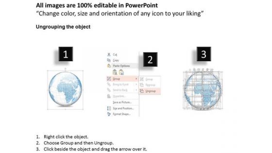 Business Diagram 3d Small Area Specific Globes Vectors Presentation Template