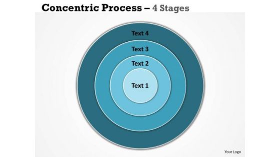 Business Diagram 4 Staged Concentric Business Diagram Sales Diagram