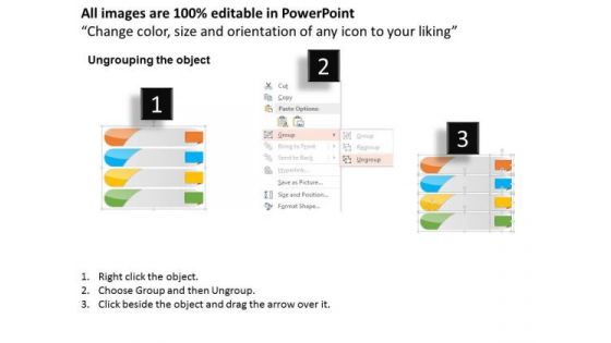 Business Diagram Alphanumeric Text Boxes With Four Stages Presentation Template