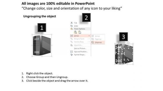 Business Diagram Application Database Network Email File Print Services Virtualized Ppt Slide