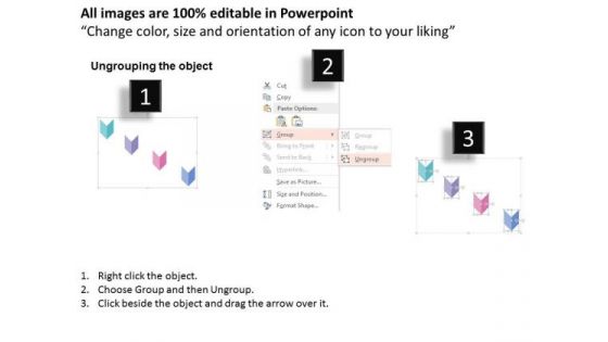Business Diagram Arrows For Product Positioning Strategy Presentation Template