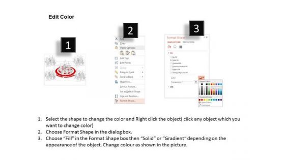 Business Diagram Audience On Target Board Presentation Template