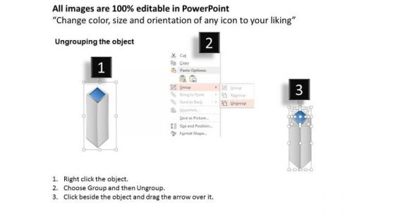 Business Diagram Bar Graph In Descending Order Presentation Template