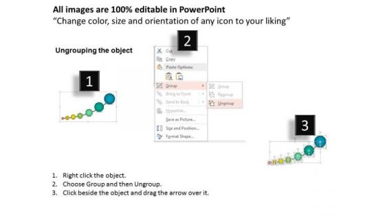 Business Diagram Big Data From Descriptive To Predictive Presentation Template