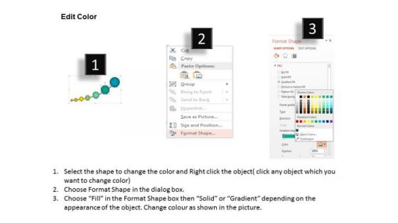 Business Diagram Big Data From Descriptive To Predictive Presentation Template