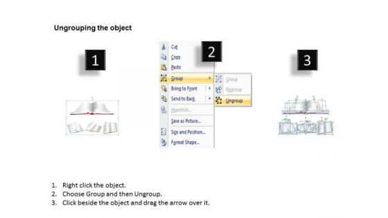 Business Diagram Books Marketing Diagram