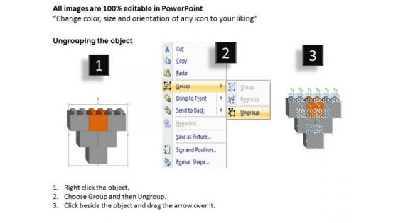 Business Diagram Chart Building Blocks For Developing Strategy Ppt PowerPoint Template