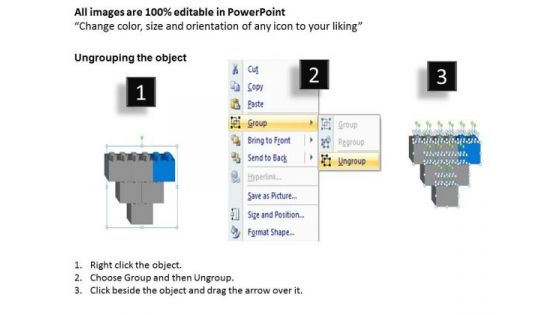 Business Diagram Chart Building Blocks For Developing Strategy Ppt PowerPoint Templates