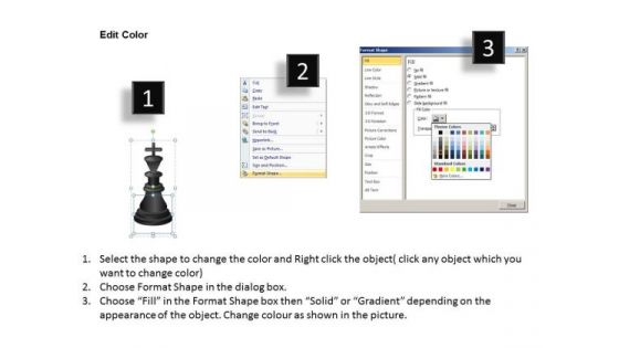 Business Diagram Chess Board Consulting Diagram
