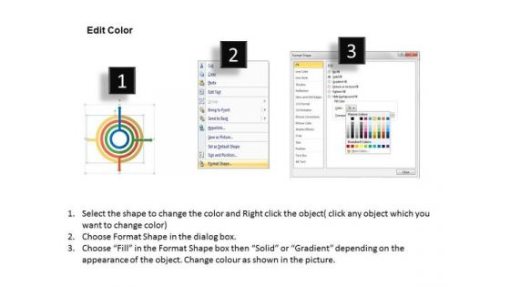 Business Diagram Circle For Managing People At Work Presentation Template