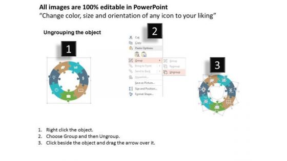 Business Diagram Circle For Net Working Capital Calculation Presentation Template