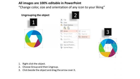 Business Diagram Circle Infographic For Business Presentation Template