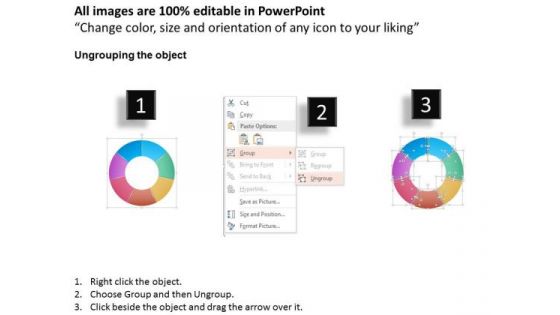 Business Diagram Circle Process Chart With 7 Stages Presentation Template