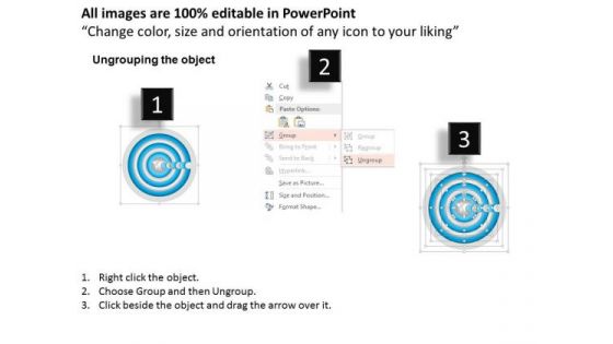 Business Diagram Circular Concentric Five Staged Global Diagram Presentation Template