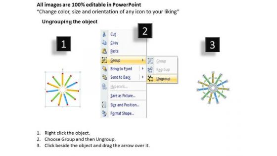 Business Diagram Circular Process Stages 11 Marketing Diagram