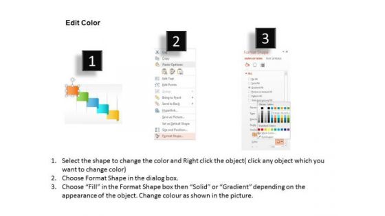 Business Diagram Colorful Boxes For Business Options Presentation Template
