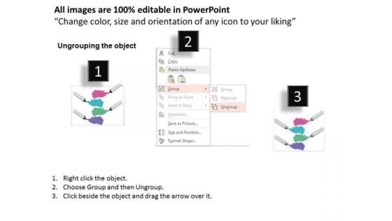 Business Diagram Colorful Textboxes With Four Options Presentation Template