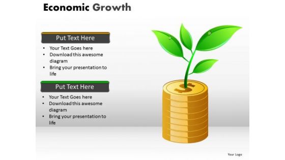 Business Diagram Economic Growth Business Cycle Diagram