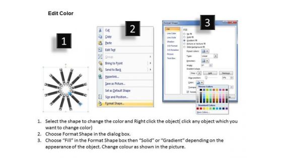 Business Diagram Examples Circular Process Planning Strategy Ppt PowerPoint Slides