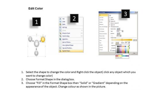 Business Diagram Examples Hub And Spoke Process 3 Stages Radial PowerPoint Templates